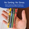 CrayonKing 250 Sets of 4-Packs (1000 Bulk Crayons) – Non-Toxic,