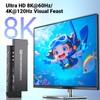 8K60Hz 4K120Hz KVM Switch 1 Monitor 3 Computers, 3 Port