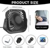 Jsdoin USB Fan USB Desk Small Desktop Cooling Mini Personal,