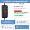 hygger 200w Aquarium Heater, Submersible Fish Tank Heater with Intelligent