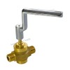 Sunrise Kitchen Supply Gas Burner Ball Valve with Handle for