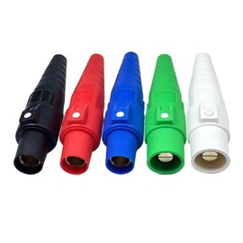 JUNMAN 400A Camlock Power Connectors 5 Color 5 Male and 5 Female for Power Distro