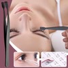 Lash Applicator Tool, Eyelash Cluster Applicator Tweezers, Precise Professional Non