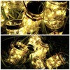 Solar Mason Jar Lights 10 Pack 20 LED Waterproof Outdoor