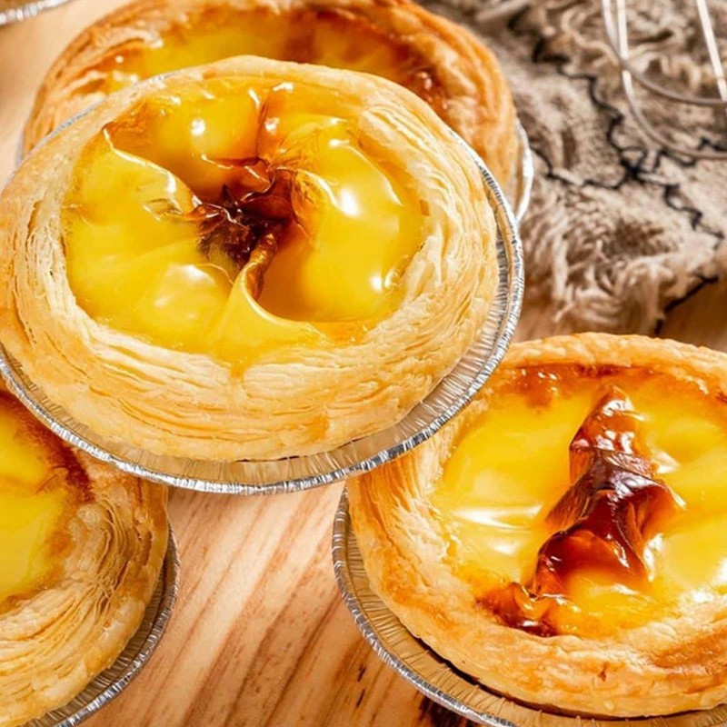 200 Pack Disposable Mini Pie Tins, 7.5cm Aluminum Foil Round