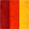 Lana cardata, armonia giallo/arancione, 3x10g