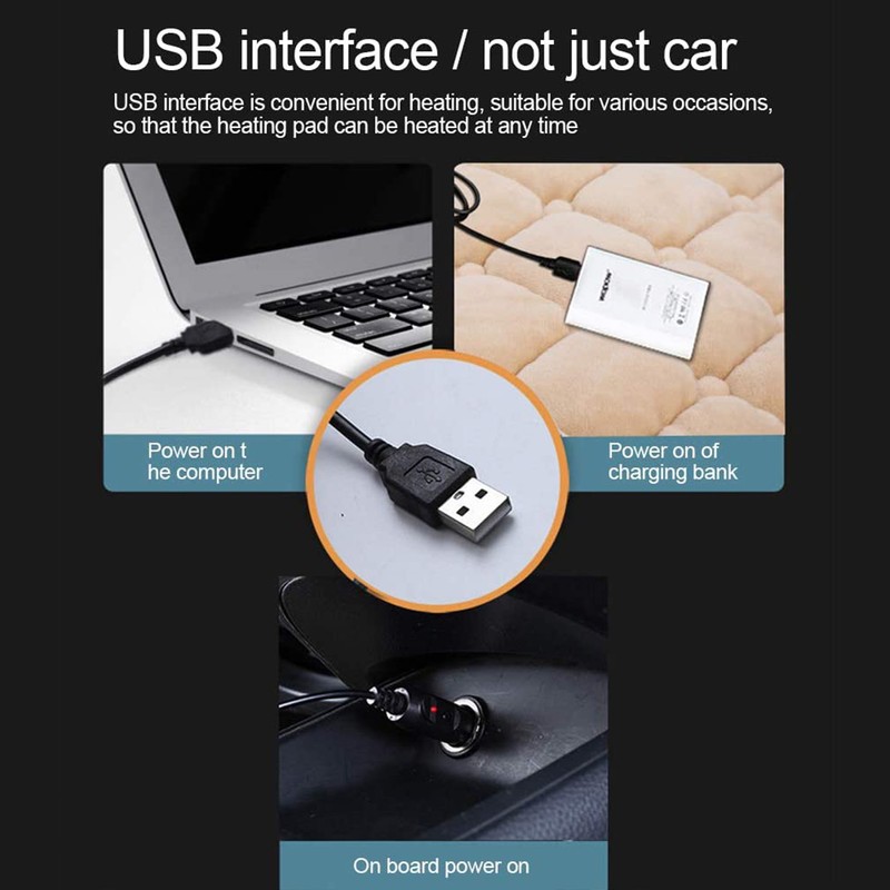 Heated Car Seat Cushion USB Heated Car Seat Cushion Winter