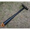Mivos Steel Garden Hand Rake - Small 5 Tooth Garden