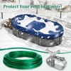 Belleone Swimming Pool Cover Cable and Winch Kit - 150ft