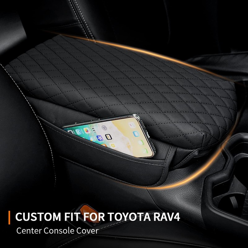 Rilsen Custom Fit for Center Console Cover Toyota RAV4 2019