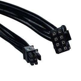 LeFix Replacement Mini 6-pin to 8-pin Pci-e Video Card Power Cable 18AWG Compatible with Mac Pro/g5