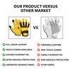 Escort Tools® Heavy Duty Leather Gardening Work Gloves, Thorn Proof,