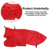 Greyhound Lurcher Raincoat, Whippet Rain Gear with Reflective Bar, Rain/Waterproof,