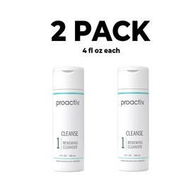 Proactiv Solution Renewing Cleanser, 2 PACK, Acne Treatment, 4 fl oz each