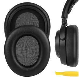 GEEKRIA QuickFit Replacement Ear Pads for SteelSeries Arctis Nova Pro Wired Headphones Ear Cushions, Headset Earpads, Ear Cups Cover Repair Parts (Black)