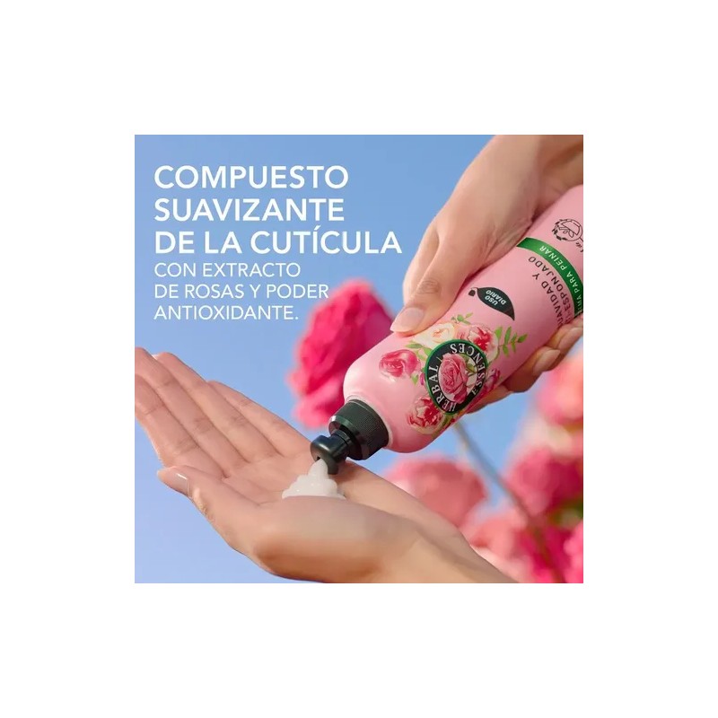 Crema para Peinar Suavidad y Anti-Esponjado Herbal Essences para brillo