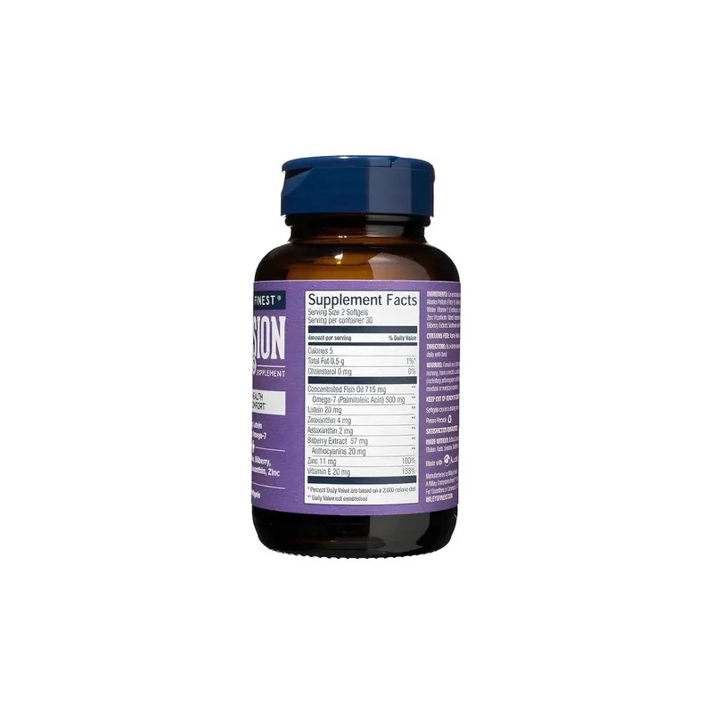 Omega 7 Wileys Finest Bold Vision Omega-7 Supplement for Eye