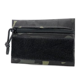 Qavctw Tactical Admin Pouch Tool Storage Snack Bag Candy Hanging Pouches Backpack Accessory Pouch with Hook - Loop