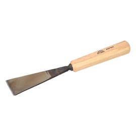 Stubai 520345 Type 3 Wood Carving Chisel with Wooden Handle, Gold/Beige, 45 mm