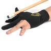 CUESOUL 10pcs/set 3 Finger Billiards Gloves Snooker Cue Gloves (Black)