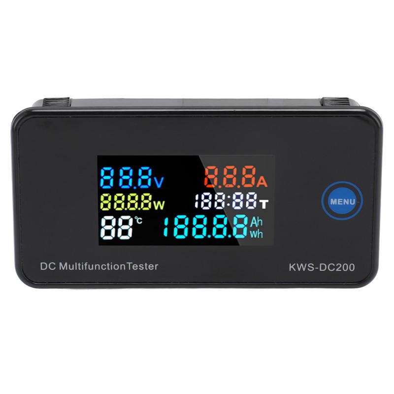 DC Digital Voltmeter Ammeter DC200 100A LCD Color Display 7