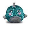 Beverly Hills Teddy Bear Squeezamals, Shelby Sparkle Narwhal, Super-Squishy Foamed