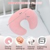 LAT Nursing Pillow for Breastfeeding with Removable Minky Cover,Ergonomic Breast