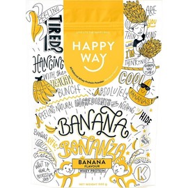 Happy Way Whey Protein Powder Banana 500g