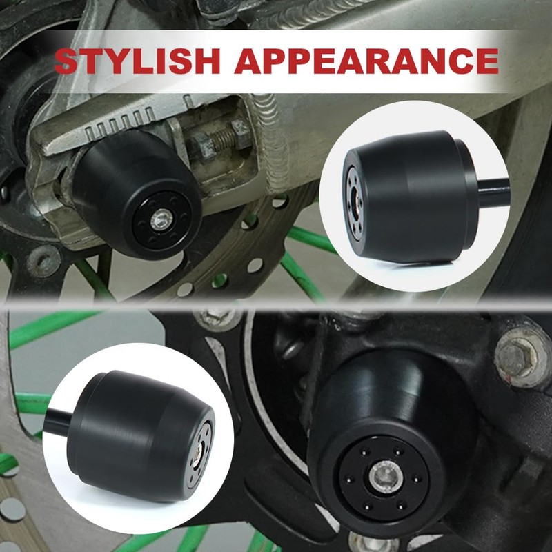 Xitomer Front + Rear Axle Sliders Fit for KLX300 2021-2024,