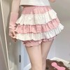 RILGOU Kawaii Harajuku Fashion Lolita Gothic Clothes Elastic Waist Color