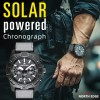 Reloj North Edge Blaze Solar Cronógrafo Resistente Nylon Hom