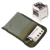 Portable Stove with Carrying Case, Stainless Steel Folding Stove Wood