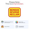 US Protests Remove Reverse Reclaim Sticker - Waterproof Vinyl Decal