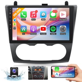 Leadfan Car Radio for Nissan Altima 2008 2009 2010 2011 2012 with Wireless CarPlay & Android Auto, 9'' Screen, with GPS Navigation FM Bluetooth Backup Camera (for 2008-2012 Altima Radio(Manual A/C))