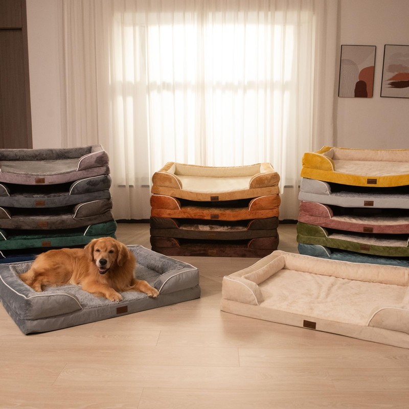 Comfort Expression Orthopedic Dog Bed for Large Dogs 38x25 Inch,
