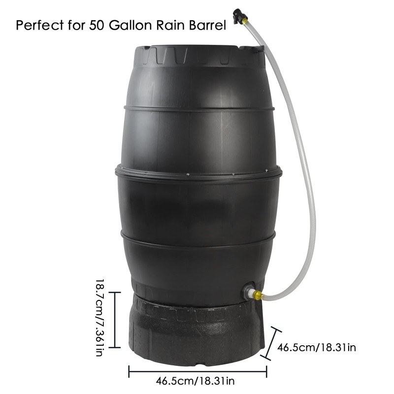 SQUEEZE master 50 Gallon Rainwater Collection Barrel Stand