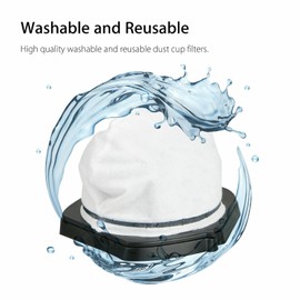 3-piece dust cup filter replacement for Shark SV780 SV728NC SV736 SV738 SV738C SV748 SV726N SV728N SV736R SV736CR vacuum cleaner