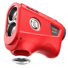 TUSITA - Funda de silicona compatible con telémetros de golf Bushnell Tour V6, color rojo