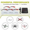 Fytoo 5PCS 3.7V 800mAh Lipo Battery with 5-in-1 Charger JST