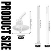 Lexziuo 4PACK Replacement Clear Straws for Thermos Funtainer 12 oz