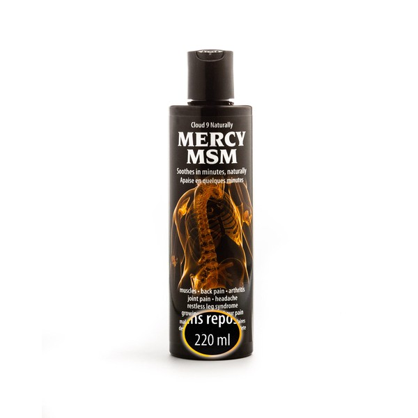 220 ML = 7.4 oz Mercy MSM, All Natural Cream - the magic of MSM and essential oils