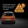 biinfu New Driver Sticker for Car, Funny Vehicle Sign Sticker