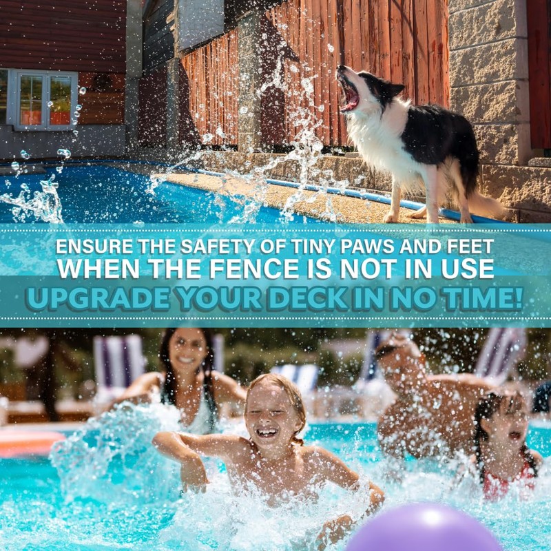 Poolzilla 25 Pack Black Pool Safety Fence Hole Cover |