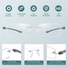 Bhigh Anti-blue light frameless reading glasses Lightweight ultra-thin anti-fatigue lenses