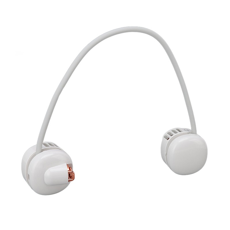 USB Charging Neck Fan Dual Fans Hands Free Super Airflow