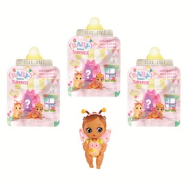 Baby Born Surprise Mini Babies Series 1 3 Pack - Unwrap Surprise Collectible Baby Doll, Butterfly or Mermaid Theme, for Kids Ages 3 and Up