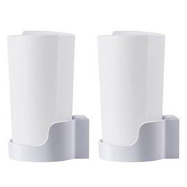 Für TP-Link Deco X90 / X96 / X5700 Home WiFi 6 System-Einfache und robuste Wandhalterung Standhalterung TP-Link Deco X90 / X96 / X5700 Halterung mit Kabelmanagement(Weiß,2PCS)