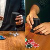5X Dice Cup Set, PU Leather Dice Shaker Cups with