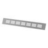 40x300mm Air Vent Cover - Aluminium Ventilation Grille - Silver
