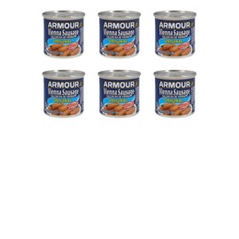 Generic SOL MAR Original Vienna Sausages - Pack of 6 Convenient Delicious 4.6 oz. Cans for Snacking Cooking Bonus Item Readbui